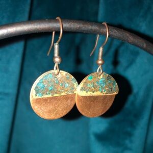 COPPER Patina Earrings